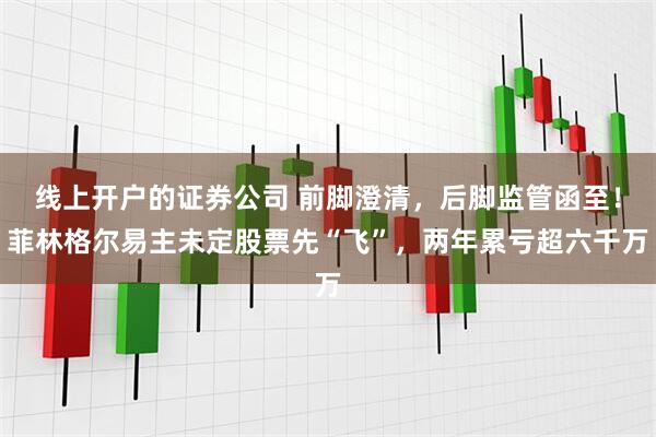 线上开户的证券公司 前脚澄清，后脚监管函至！菲林格尔易主未定股票先“飞”，两年累亏超六千万